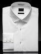 BR Monogram Mens White Poplin Dress Shirt