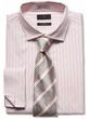 BR Monogram Double Fine-stripe French Cuff Dress Shirt