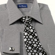 Houndstooth French Cuff Dress Shirt