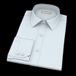 White Solid Broadcloth Dress Shirt