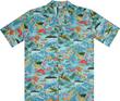 Oceanarium Mens Hawaiian Shirts