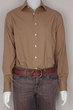 Rufus French Cuff Shirt in Camel